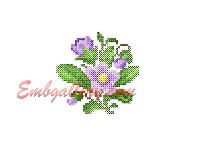 free machine embroidery design downloads of flowers6 x 10
