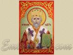 "Saint Nicholas the Wonderworker"_Icon for Bookmark.
