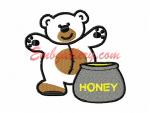 "A bear with honey"