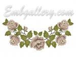"Rose"_A Neck (for small hoops)
