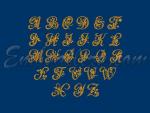 "English Cutwork Alphabet Richelier"_100mm