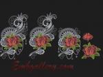 "Rose Tattoo"_Machine Embroidery Designs Set