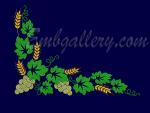 "Grapes and spikelets"_ Designs Set for vestments