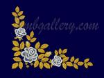 "Roses"(for orthodox vestments)_for industrial embroidery machines