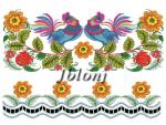 Set of 4 Machine embroidery designs