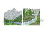 Collection of 2 Machine embroidery Designs