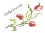 Mashine Embroidery Design in Cross Stitch Technique