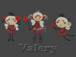 Set of 3 Machine Embroidery Designs by Valery