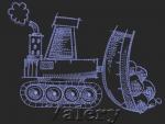 Machine Embroidery Design from the Set "Cars"