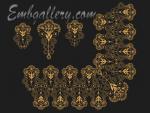 Set of 8 Machine Embroidery Designs