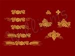 Set of 10 machine embroidery designs