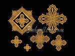 Set of 6 Machine embroidery designs.