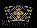 Machine embroidery design for church vestments (for sleeves)