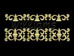"For borders_9_Sm"_Set of designs (33mm, 59mm) Machine embroidery designs.