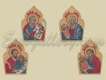 "Holy Evangelists  2"_Icons for the Mitre