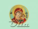 Icon "Holy Virgin of Kazan" (102mm)