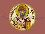 Icon  Saint Spyridon Tremithus (101mm)