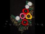 "Magic"_a Neck with 3D Flowers