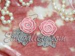 "Rose 3D" _ earrings 