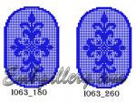 "Lace Monogram in 2 sizes"