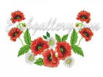 "Poppies-Camomiles" (a Neck)