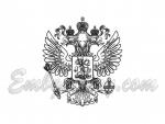 "Coat of arms of Russia in Contour"_98x105mm