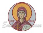 "Saint Paraskevi of Iconium "_Round Icon