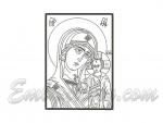 "Our Lady of Kazan" _countour icon