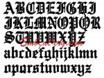 "Gothic Font"_a Set of 52 designs