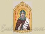 "St. Alexander Nevsky""_Icon for Bookmarks