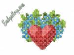 "Heart" in Cross Stitch Technique(Free)
