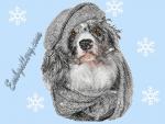 "Dog in winter..."