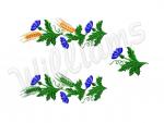 "Cornflowers and spikelets"_Border 