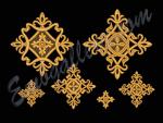 "A set of crosses for church vestments"