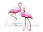 "Flamingo"_Machine Embroidery Designs Set 