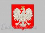 "Coat of arms of Poland" (111x133mm)