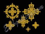 "A Set of crosses for church vestments"