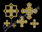  "Gems"_A Set of crosses for church vestments